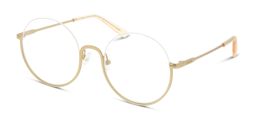 Unofficial UNOF0492 női arany színű kerek formájú szemüveg
