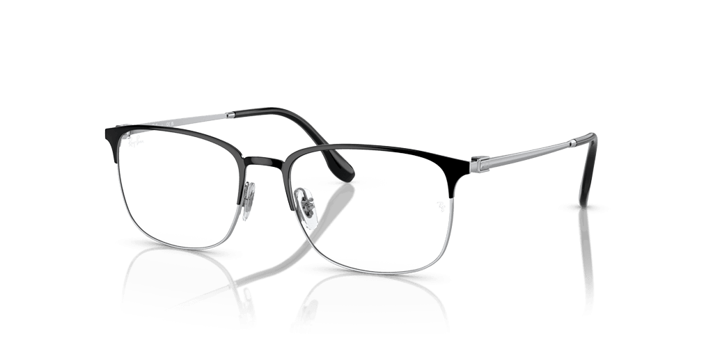 Ray-Ban 0RX6494 női fekete színű négyzet formájú szemüveg