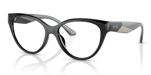 Armani Exchange 0AX3096U női fekete színű macskaszem formájú szemüveg