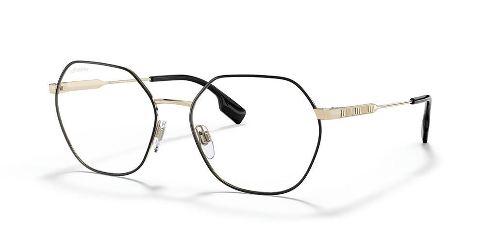 Burberry 0BE1350 női arany színű hatszögletű formájú szemüveg