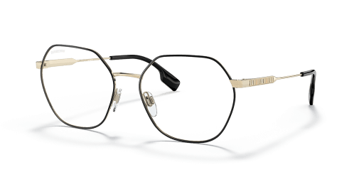 Burberry 0BE1350 női arany színű hatszögletű formájú szemüveg