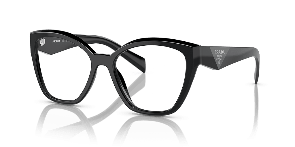 Prada 0PR 20ZV női fekete színű különleges formájú szemüveg Prada 0PR 20ZV női fekete színű különleges formájú szemüveg