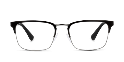 Prada PR 54TV férfi fekete színű téglalap formájú szemüveg
