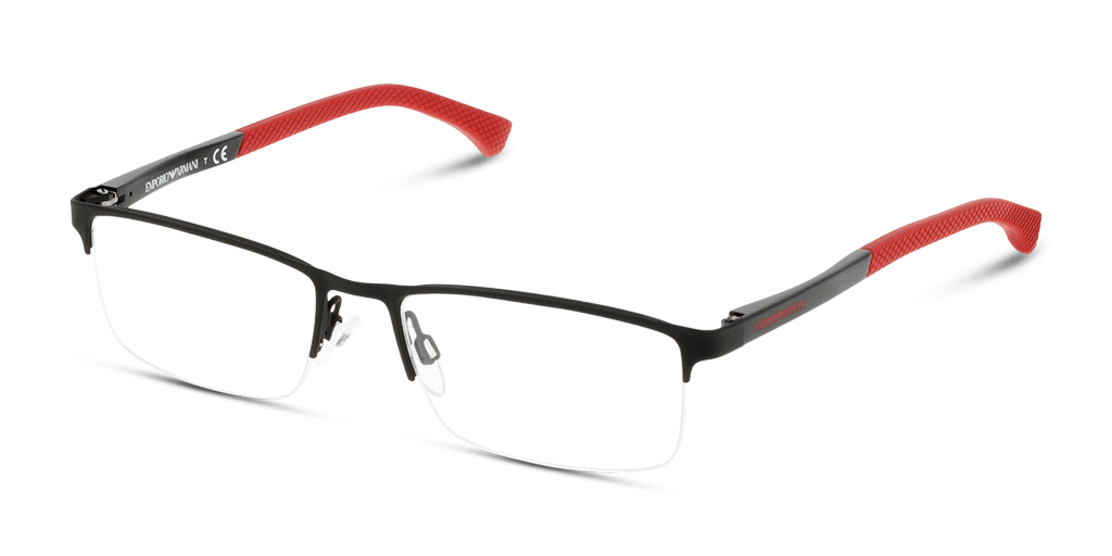 Emporio Armani EA1041 férfi fekete színű téglalap formájú szemüveg