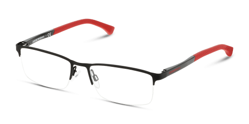 Emporio Armani EA1041 férfi fekete színű téglalap formájú szemüveg