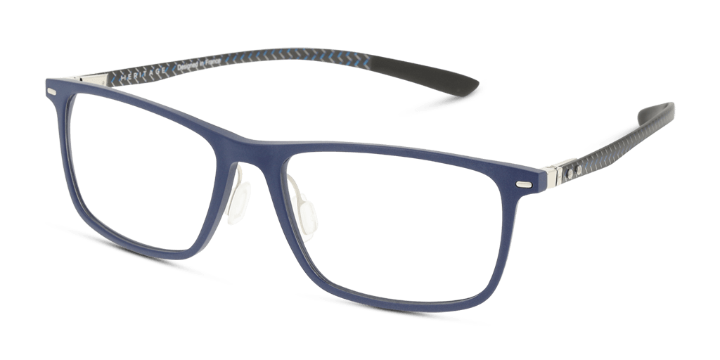 Heritage HEOM5011 férfi kék színű téglalap formájú szemüveg