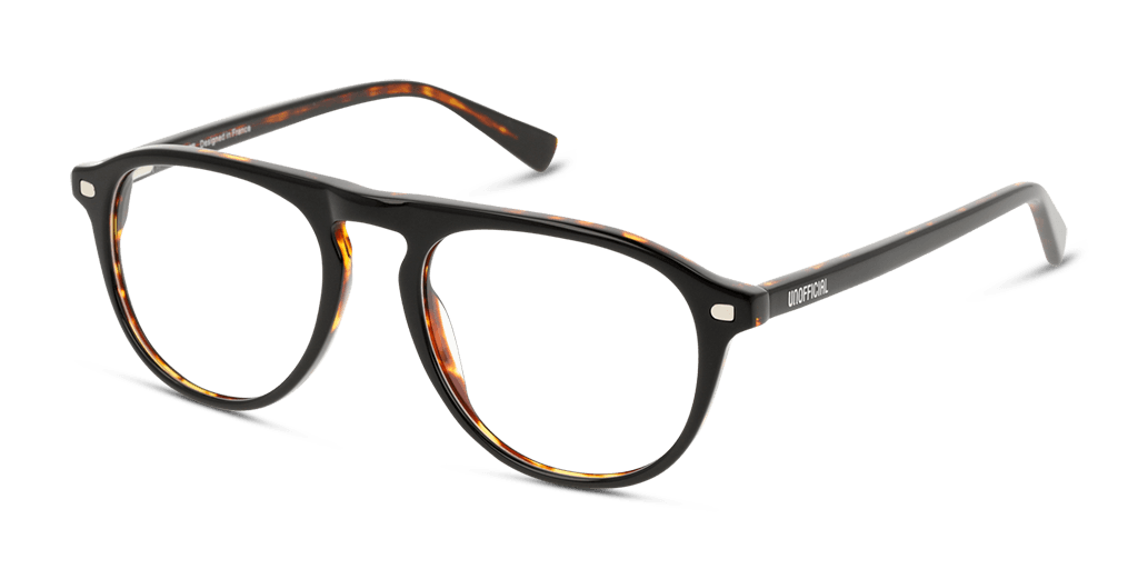 Unofficial UNOM0157 BH00 férfi fekete színű pilóta formájú szemüveg