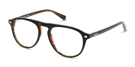 Unofficial UNOM0157 BH00 férfi fekete színű pilóta formájú szemüveg
