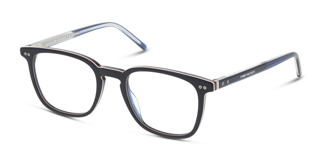 Tommy Hilfiger TH 1814 férfi kék színű négyzet formájú szemüveg