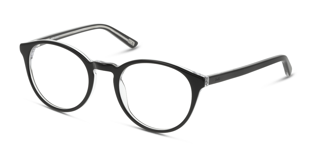 DbyD DBOM0036 férfi fekete színű pantó formájú szemüveg