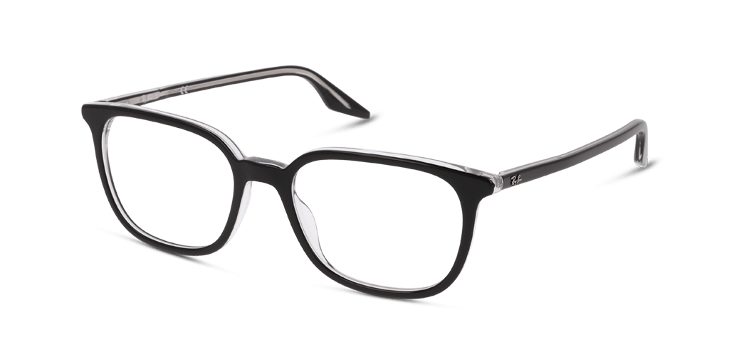 Ray-Ban RX5406 2034 férfi fekete színű téglalap formájú szemüveg