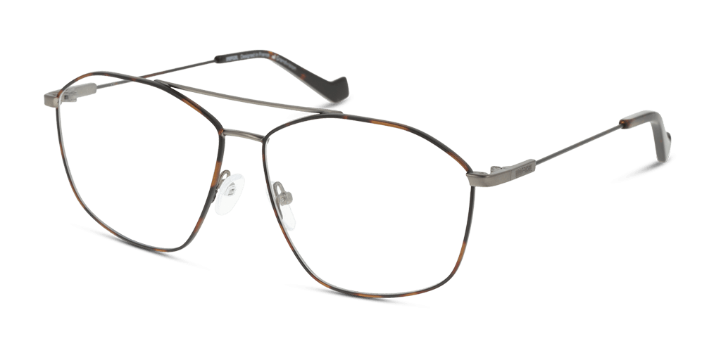 Unofficial UNOM0316 férfi havana színű különleges formájú szemüveg