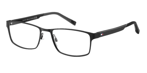 Tommy Hilfiger TH 2146 férfi fekete színű téglalap formájú szemüveg
