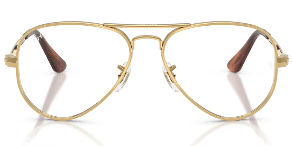 Ray-Ban 0RX3925V férfi arany színű pilóta formájú szemüveg