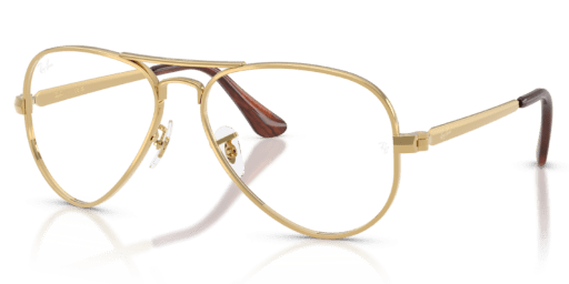 Ray-Ban 0RX3925V férfi arany színű pilóta formájú szemüveg