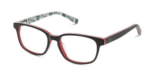 Unofficial UNOJ0007 BB00 gyermek fekete színű téglalap formájú szemüveg