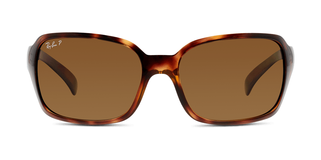 Ray-Ban RB4068 642/57 női havana színű téglalap formájú napszemüveg