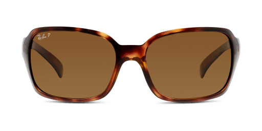 Ray-Ban RB4068 642/57 női havana színű téglalap formájú napszemüveg