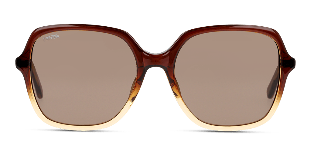 Unofficial UNSF0131 NNN0 női barna színű négyzet formájú napszemüveg