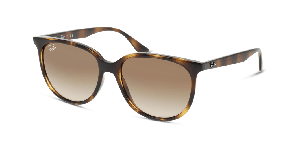 Ray-Ban RB4378 710/13 női havana színű négyzet formájú napszemüveg