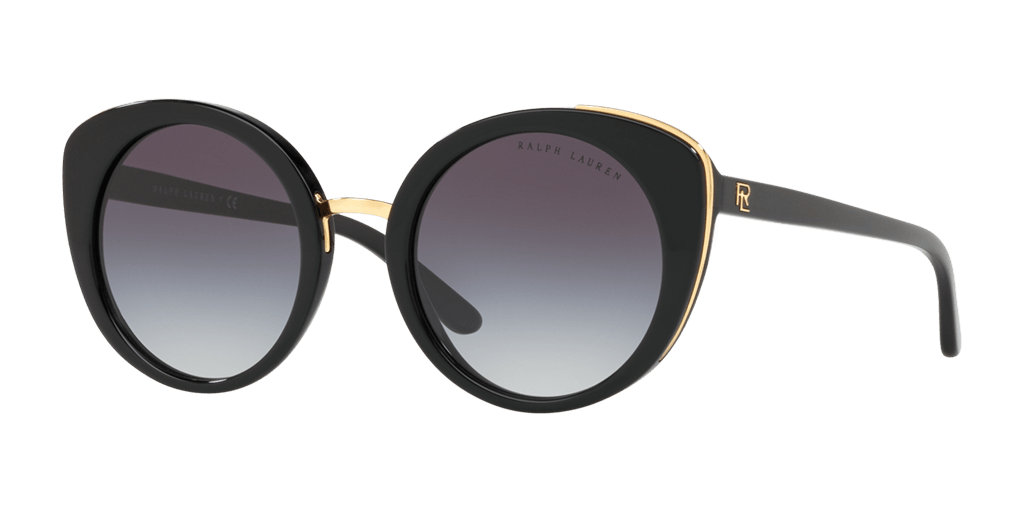 Ralph Lauren RL8165 50018G női fekete színű kerek formájú napszemüveg