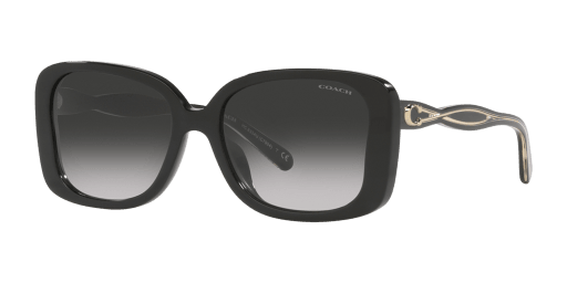 Coach HC8334U 50023C női fekete színű macskaszem formájú napszemüveg