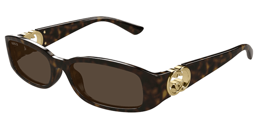 GUCCI GG1661S női havana színű négyzet formájú napszemüveg
