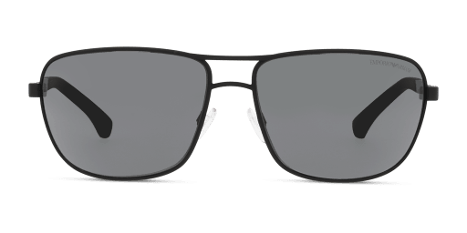 Emporio Armani EA2033 férfi fekete színű téglalap formájú napszemüveg