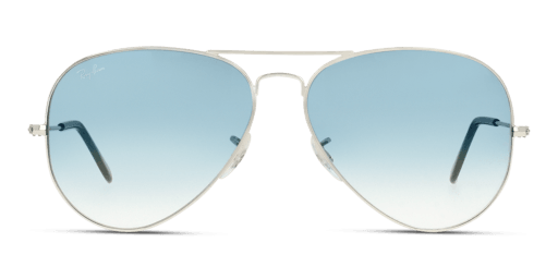 Ray-Ban RB3025 003/3F férfi ezüst színű pilóta formájú napszemüveg