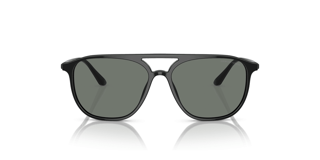 Giorgio Armani AR8179 5001/1 férfi fekete színű pilóta formájú napszemüveg