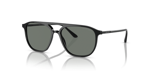 Giorgio Armani AR8179 5001/1 férfi fekete színű pilóta formájú napszemüveg