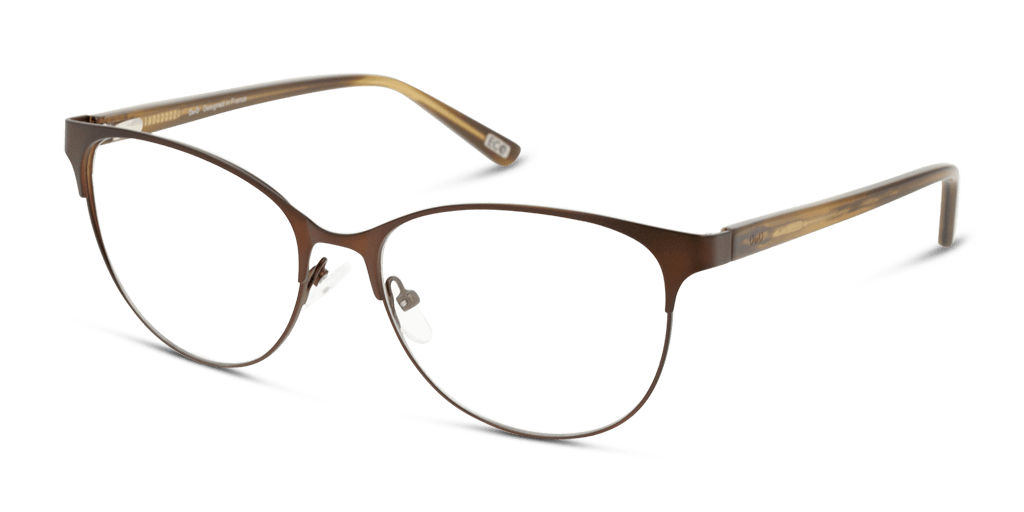 DbyD DBOF0037 női barna színű mandula formájú szemüveg
