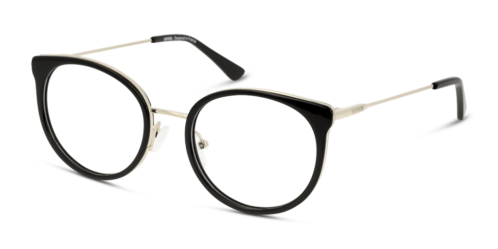 Unofficial UNOF0276 BD00 női fekete színű macskaszem formájú szemüveg