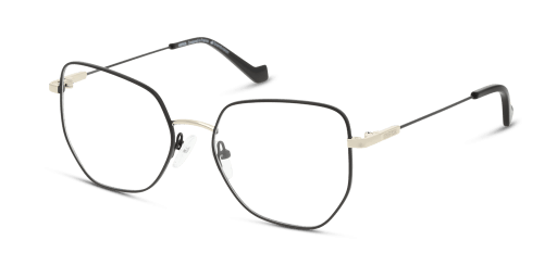 Unofficial UNOF0400 BD00 női fekete színű macskaszem formájú szemüveg