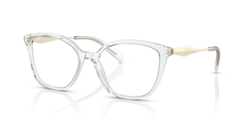 Prada 0PR 02ZV női transzparens színű macskaszem formájú szemüveg