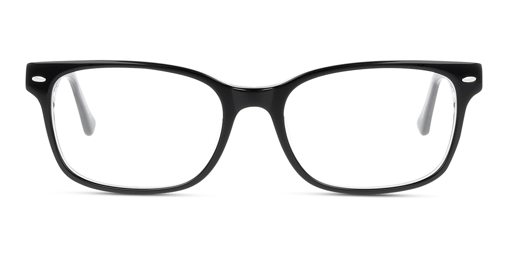 Unofficial UNOM0012 BT00 férfi fekete színű téglalap formájú szemüveg