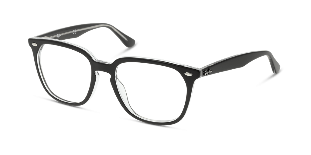 Ray-Ban RX4362V férfi fekete színű négyzet formájú szemüveg