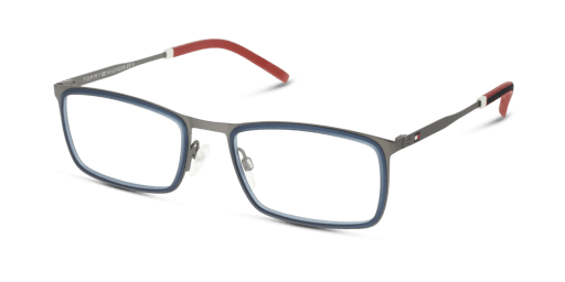 Tommy Hilfiger TH 1844 férfi kék színű téglalap formájú szemüveg