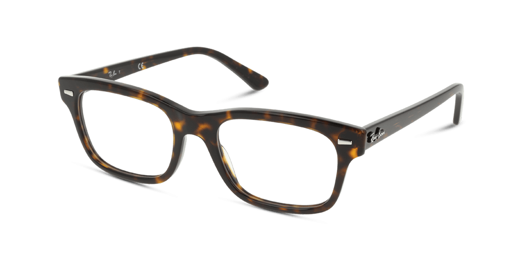 Ray-Ban RX5383 férfi havana színű téglalap formájú szemüveg