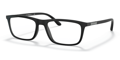 Emporio Armani 0EA4160 férfi fekete színű téglalap formájú szemüveg