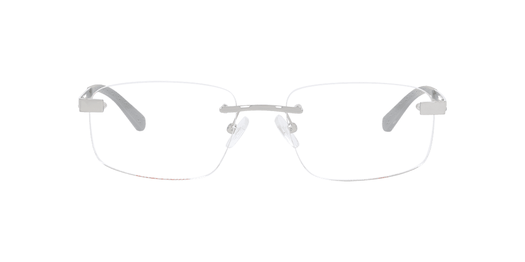 Unofficial 0UO1194 férfi ezüst színű téglalap formájú szemüveg