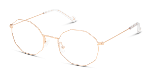 Unofficial UNOT0070 PP00 gyermek rózsaszín színű hatszögletű formájú szemüveg