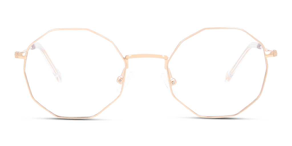 Unofficial UNOT0070 gyermek rózsaszín színű hatszögletű formájú szemüveg