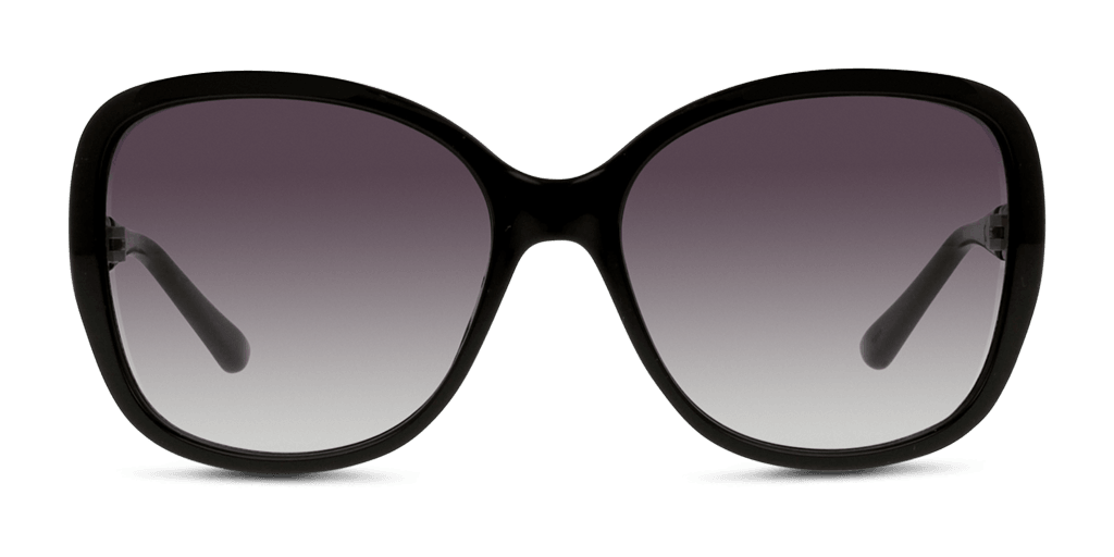 Guess GU7452 01B női fekete színű különleges formájú napszemüveg