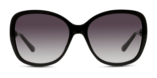 Guess GU7452 01B női fekete színű különleges formájú napszemüveg