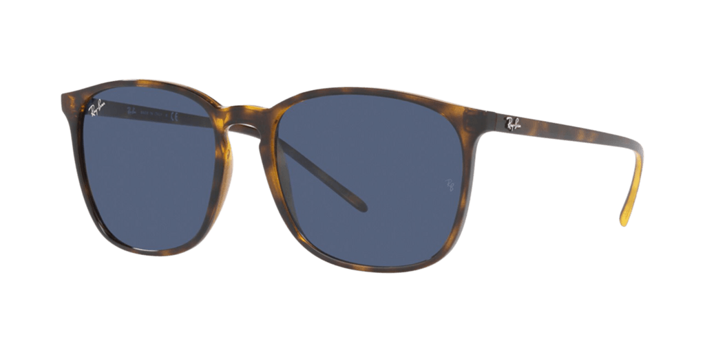 Ray-Ban RB4387 női havana színű négyzet formájú napszemüveg