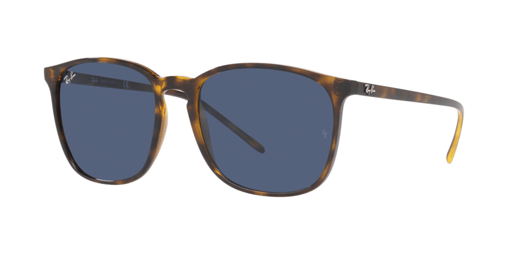 Ray-Ban RB4387 710/80 női havana színű négyzet formájú napszemüveg