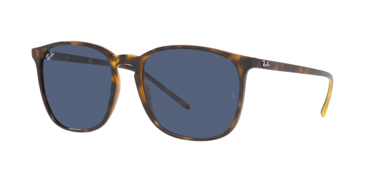 Ray-Ban RB4387 női havana színű négyzet formájú napszemüveg