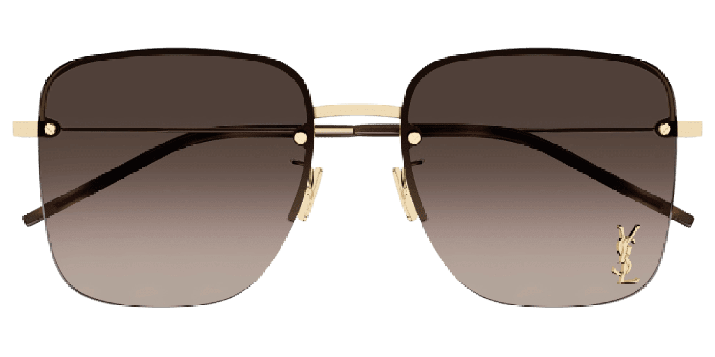 Saint Laurent SL 312 M női arany színű macskaszem formájú napszemüveg