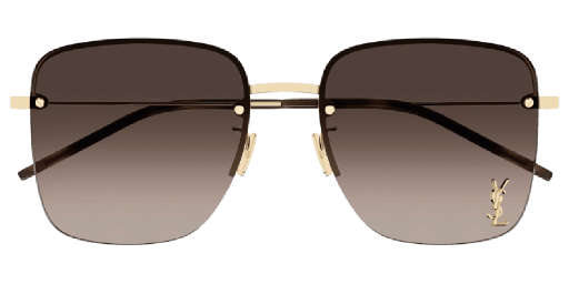 Saint Laurent SL 312 M női arany színű macskaszem formájú napszemüveg